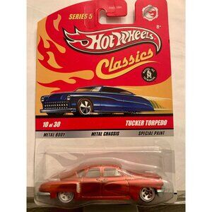 Hot Wheels Classics Series 5 Tucker Torpedo 10/30 Die-Cast Car Metal Body & Chas